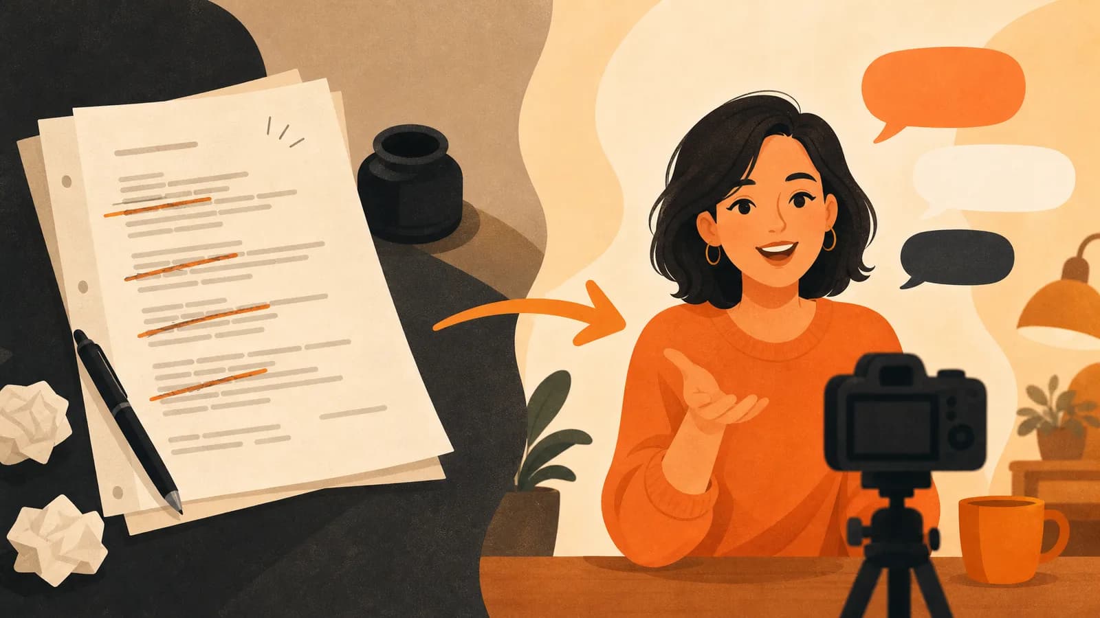 Why your talking-head sounds like you’re reading (and how I fixed mine)